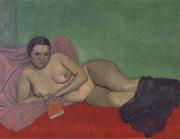 Felix Vallotton Nude holding a book oil painting